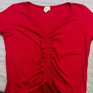 live by the moment, medium size, color red